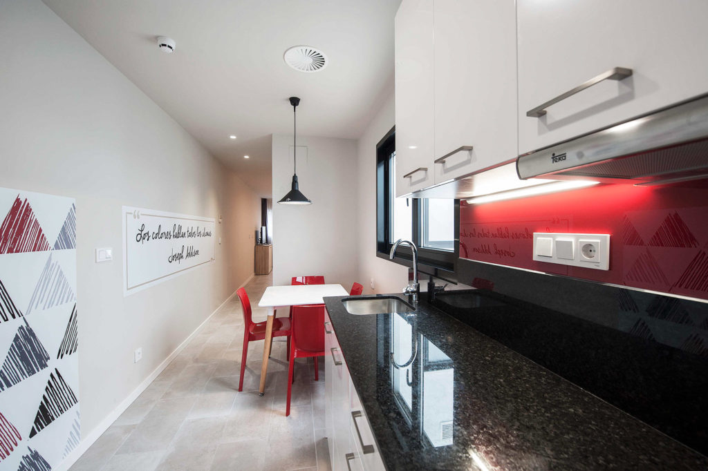 Fotografía del interior de los Apartamentos turísticos D