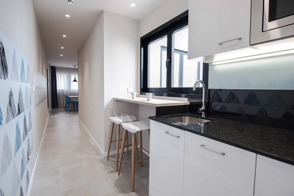 Fotografía del interior de los Apartamentos turísticos D