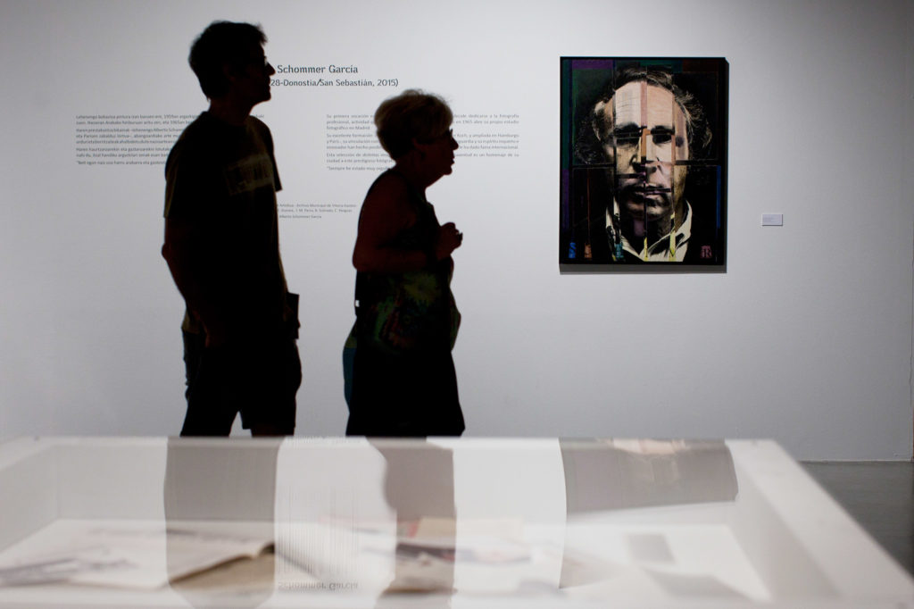 Fotografía de la Exposición "Oroimena" de Alberto Schommer en el Centro Cultural Montehermoso. Vitoria - Gasteiz. País Vasco