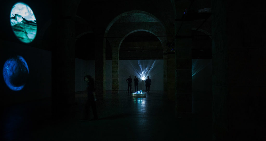 Fotografías de la exposición TRANSMUTACION 11 de Anabel Quincoces. Depósito de aguas. Vitoria