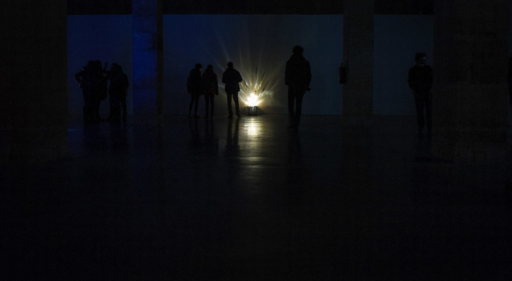 Fotografías de la exposición TRANSMUTACION 11 de Anabel Quincoces. Depósito de aguas. Vitoria