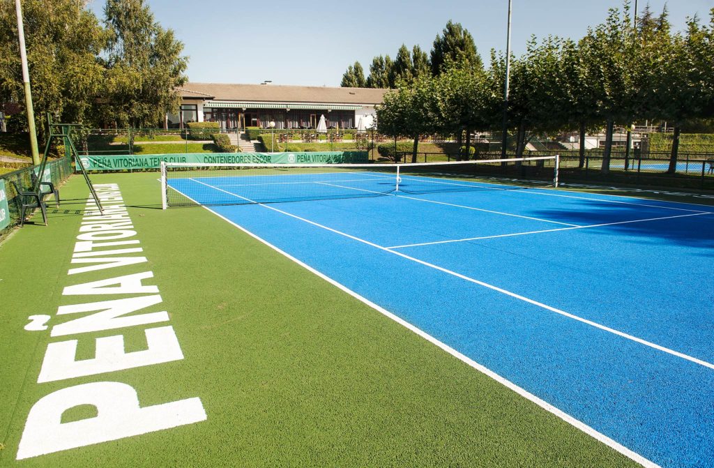 Pistas de tenis. Peña Vitoriana - Tenis Club