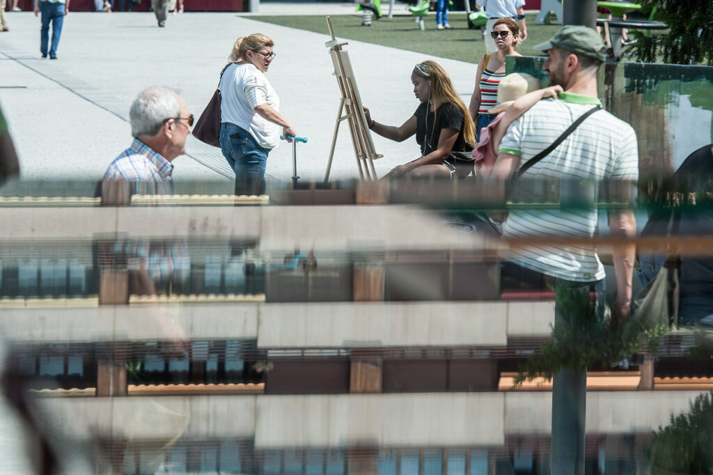 Concurso de Pintura al Aire Libre organizado por el Ayuntamiento de Vitoria - Gasteiz.